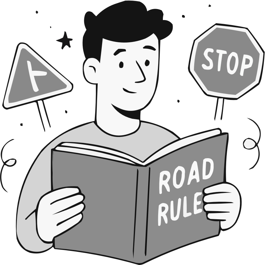 Kursant uczy się do egzaminu